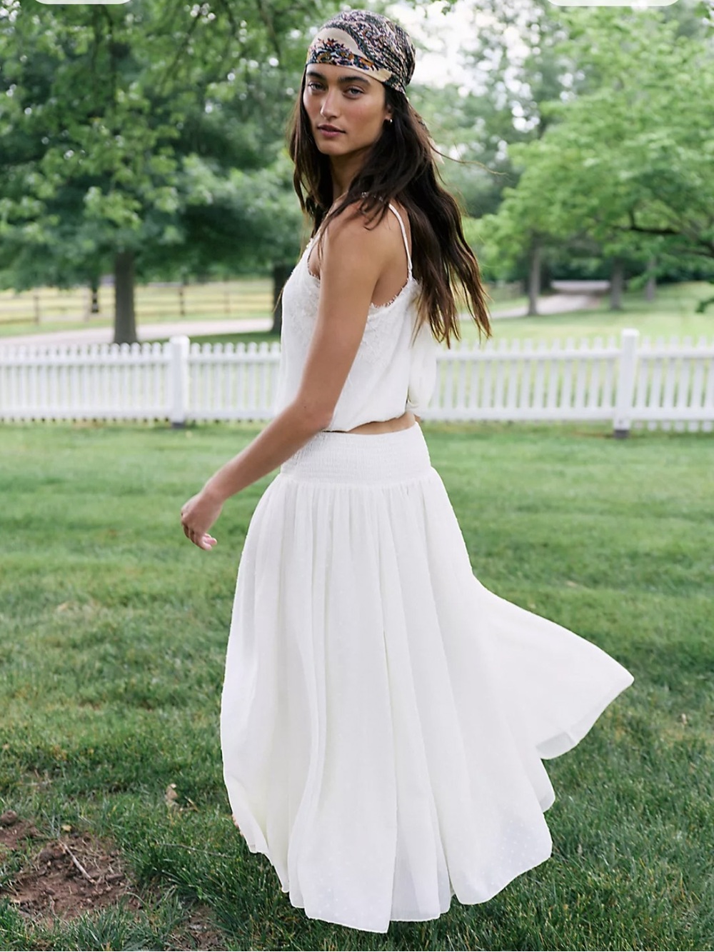 Free People Sunflare Maxi Skirt Set